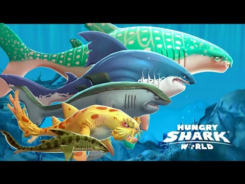 Hungry Shark Evolution - New Giant Monster Fin, Finn n Finny Special Shark - All 27 Sharks Unlocked