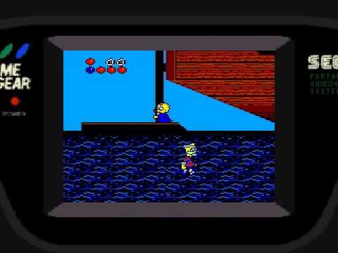 Game Over: The Simpsons - Bart vs. the World (Sega Game Gear)
