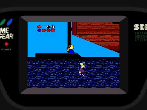 The Simpsons : Bart vs the World Game Gear