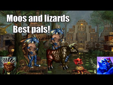 Heroes 3 HoTA - Jebus Outcast 1 Hero. Andra and Lizards! Who does not like infinite mana.