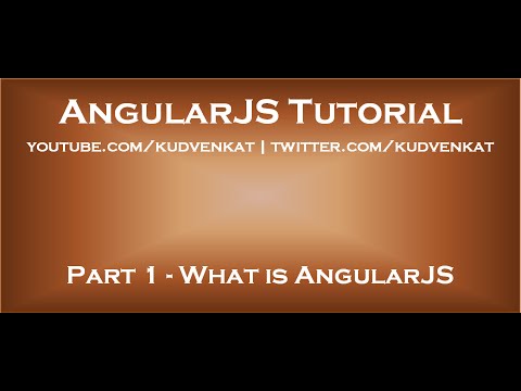 AngularJS tutorial for beginners