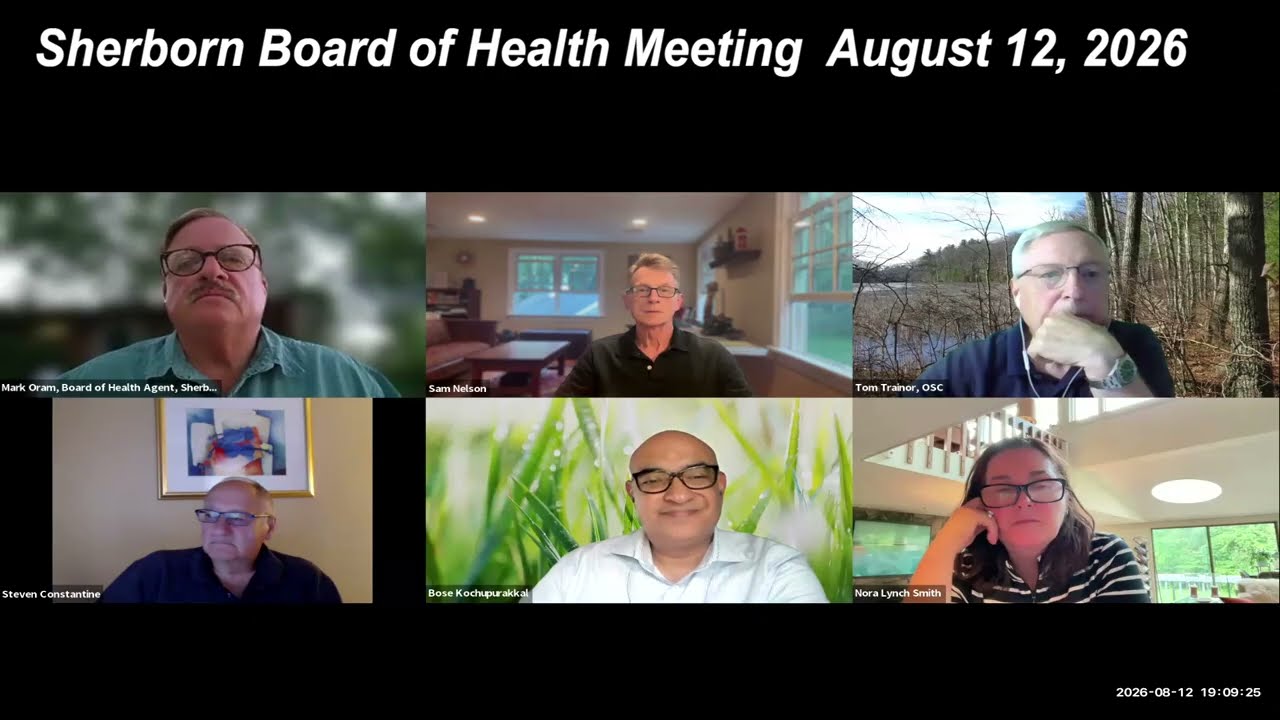 From the Board of Health