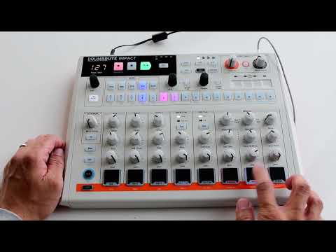 Arturia Drumbrute Impact 1984 White Special Limited Edition Analog Drum Machine