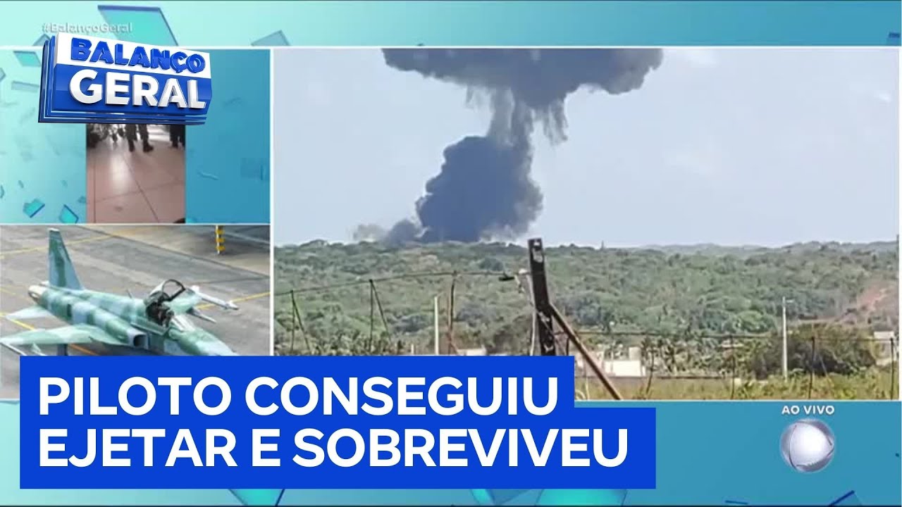 Caça da FAB cai durante treinamento no Rio Grande do Norte