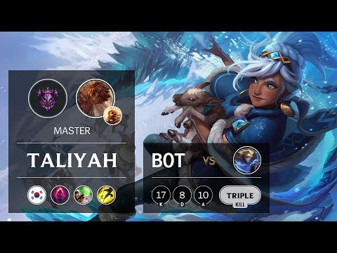 Taliyah Bot vs Ezreal - KR Master Patch 9.7