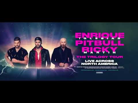 Enrique Iglesias Pitbull Ricky Martin The Trilogy Tour in Rogers Arena Vancouver BC