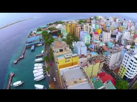 Male' Maldives Aerial footage