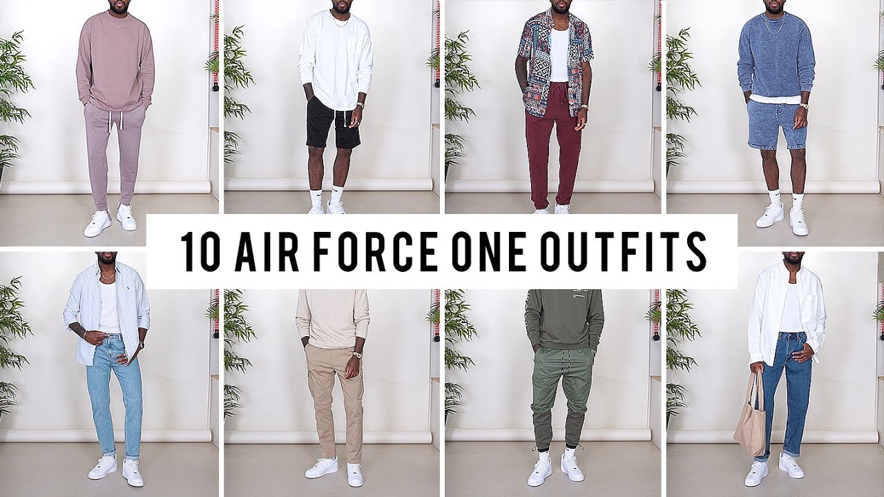 10 Outfits Styling Nike Air Force One's | Outfit Inspiration | Men's Fashion