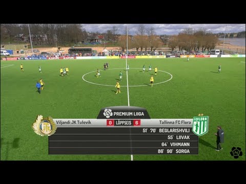 10. voor 2018: Viljandi JK Tulevik - Tallinna FC Flora 0:6 (0:0)