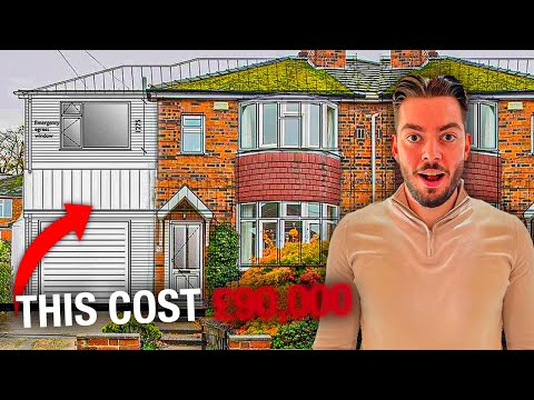 COMPLETE DOUBLE STOREY EXTENSION *Full House Tour*