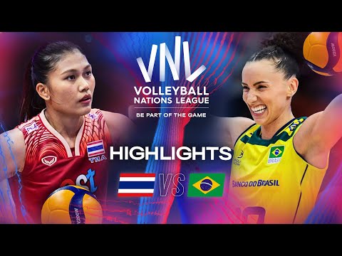 Thailand 🇹🇭 vs. Brazil 🇧🇷 - Quarter Finals | VNL 2024 - Full Match