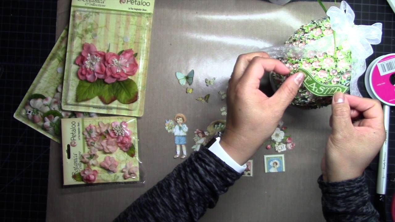 Graphic 45 Altered Easter Egg Tutorial