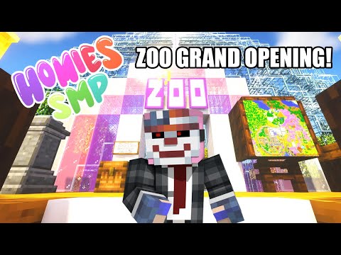 ZOO GRAND OPENING: AROUND THE SERVER! - HOMIES SMP! (Episode 13) Modded Minecraft