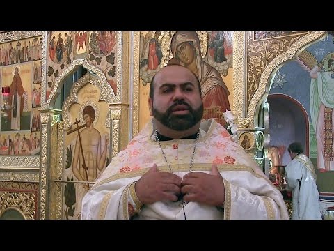 2015.08.23. Love your God. Sermon by Hieroschemamonk Elias (Musallam)