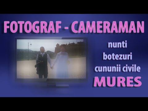 Filmare fotografie nunta, botez, cununie civila, fotograf, cameraman Targu Mures pret bun