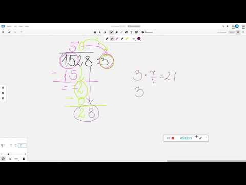 Dzielenie pisemne z resztą klasa 4