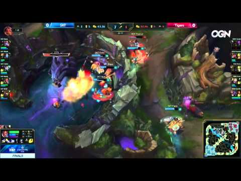 SkT vs  Rox Tigers Game 1 Highlights