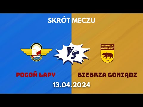 SKRÓT: Pogoń Łapy - Biebrza Goniądz