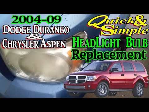 Dodge Durango Head Light Bulb Replacement