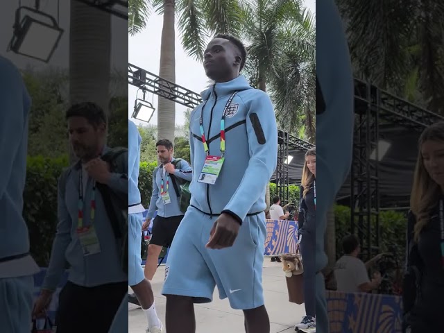 Making our way in to Miami Stadium 🏟️