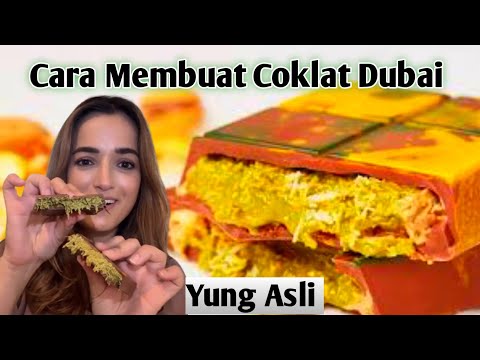 Coklat dubai | Cara Membuat Coklat Dubai | bikin coklat dubai | Chocolate dubai Kunafa