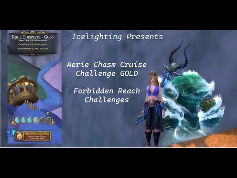 Aerie Chasm Cruise Challenge GOLD - Forbidden Reach Challenges - Race Time: 52.902 BAD RUN!