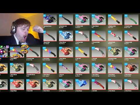 175x CS2 GOLD Tradeups (world record)