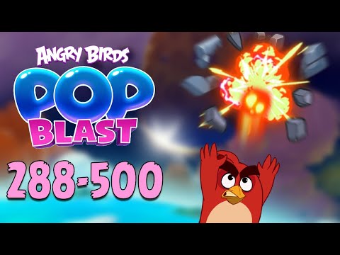 Angry Birds Pop Blast Gameplay Pt 103: Stonecrushers!