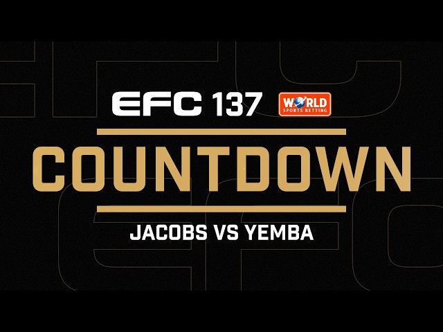 EFC 137 Countdown: Faeez Jacobs vs. Chadrack Yemba Preview