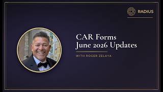 CAR Forms - June 2026 Updates