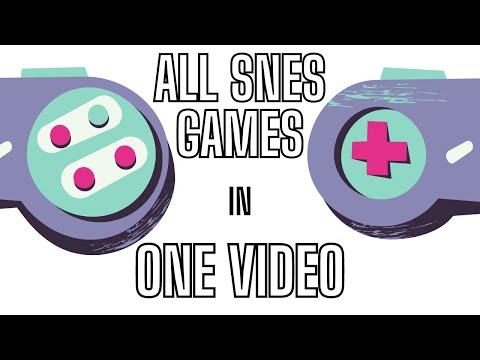 All SNES GAMES EU in 20 Minutes A-Z