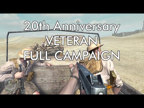 Call of Duty 2 20th Anniversary Veteran - FULL GAME Walkthrough (4K60fps) No Commentary