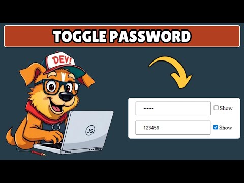 Toggle Password Visibility Using Javascript