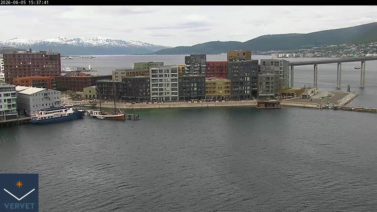 Live webcam view of Vervet Waterfront & Bridge Panorama