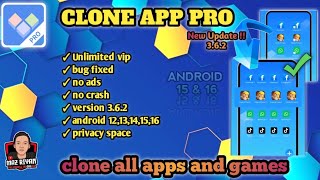 NEW UPDATE 🔥🔥 CLONE APP PRO | CLONE APP PRO 2025 | LASTEST UPDATE 🔥🔥