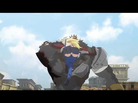 Loki Familia & Ais Wallenstein VS Black Minotaur(Asterius) - DanMachi S3 [ENG SUB]
