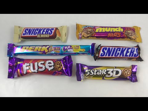 6 Chocolates | Snickers, Perk, Fuse, Munch, Snickers Almonds & 5 Star 3D
