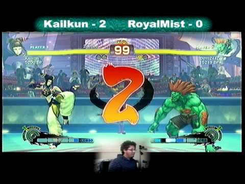SSF4 Ft10 Kailkun (Juri) vs RoyalMist (Blanka) p1