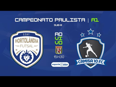 HORTOLÂNDIA X CAMISA 10 - SUB 8 | 24/08/2025 | AO VIVO | Campeonato Paulista A1