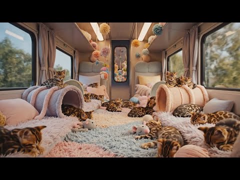 🐾✨ Relaxing ASMR Animal Train Journey — Soft Sounds, Cozy Vibes & Ultimate Calm ✨🐾