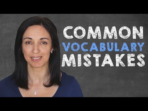 英単語でよくある間違い：15の偽りの友達 (Common mistakes with English vocabulary: 15 false friends)