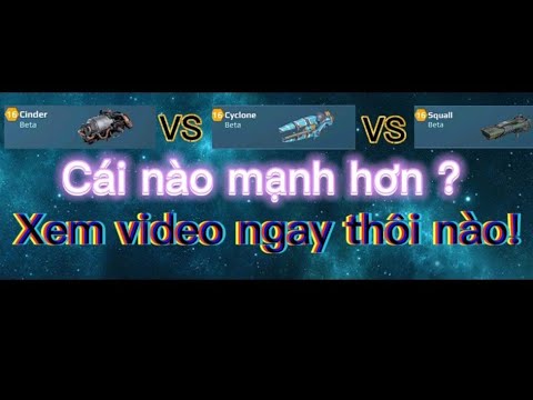 War robots || Cyclone , Squall or Cinder . What is the strongest weapon for minos ? 🤔🤔🤔