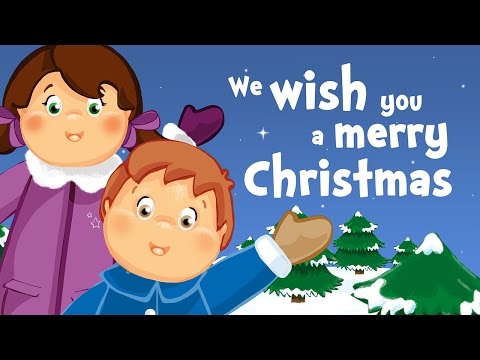 We wish you a merry Christmas (christmas song for kids with lyrics)