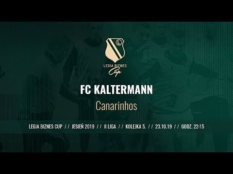 Skrót spotkania FC KALTERMANN - Canarinhos ( Legia Biznes Cup Jesień 2019 )
