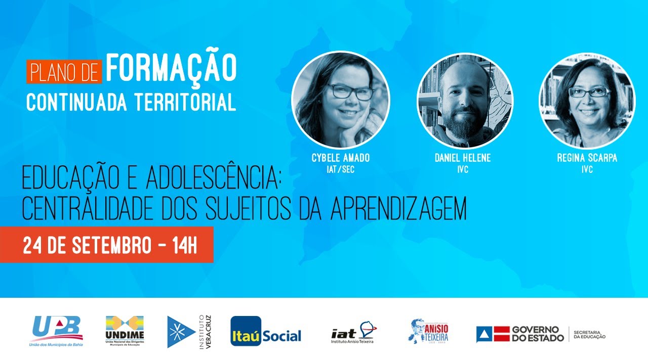 Educação e Adolescência: centralidade dos sujeitos da aprendizagem