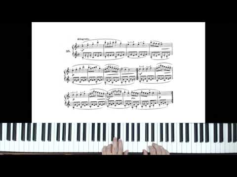 Czernyana - fascicolo I - n. 35 - Allegretto - piano tutorial by Antonio De Angelis