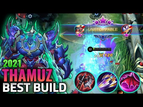 Thamuz Best Build 2021 | Top 1 Global Thamuz Build | Thamuz Build, Emblem & Gameplay - MLBB