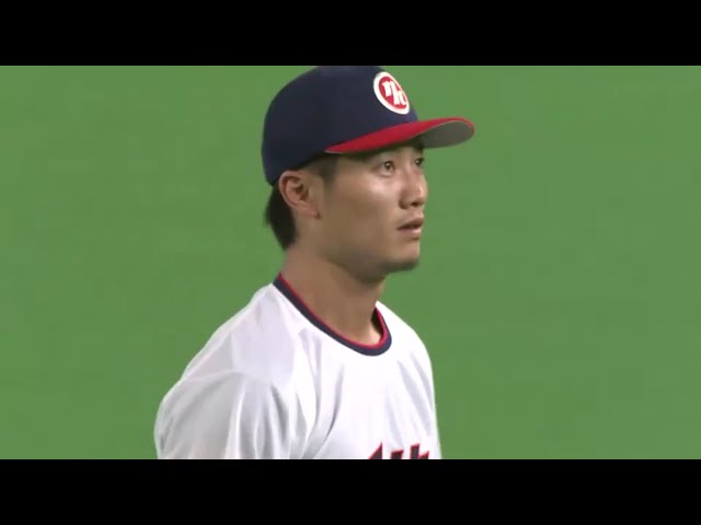 【5回表】最後は地面ギリギリ!! ファイターズ・西川 自慢の俊足飛ばして好捕!! 2016/9/19 F-M