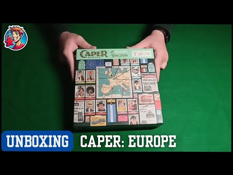 Unboxing | Caper: Europe | Ένα Meeple Την Ημέρα