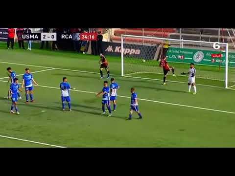 USM Alger 3-0 RC Arbaa - But de Zouari sur coup franc
